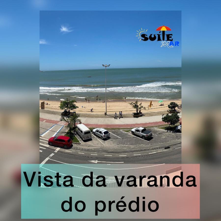 Suite Mar 210 - Economica E Compacta - Praia Do Morro - Predio Frente Mar Com Elevador, Atravessou A Avenida, Ja Esta Na Praia - Garagem - Internet Guarapari Exteriér fotografie