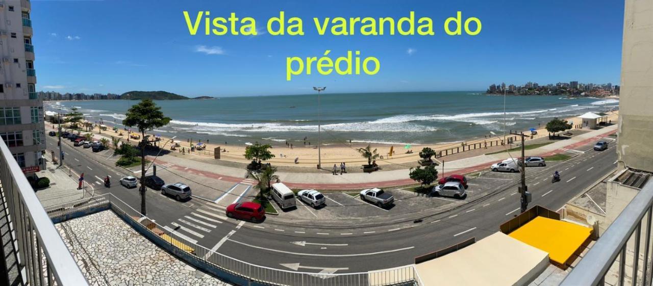 Suite Mar 210 - Economica E Compacta - Praia Do Morro - Predio Frente Mar Com Elevador, Atravessou A Avenida, Ja Esta Na Praia - Garagem - Internet Guarapari Exteriér fotografie