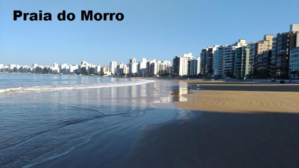 Suite Mar 210 - Economica E Compacta - Praia Do Morro - Predio Frente Mar Com Elevador, Atravessou A Avenida, Ja Esta Na Praia - Garagem - Internet Guarapari Exteriér fotografie