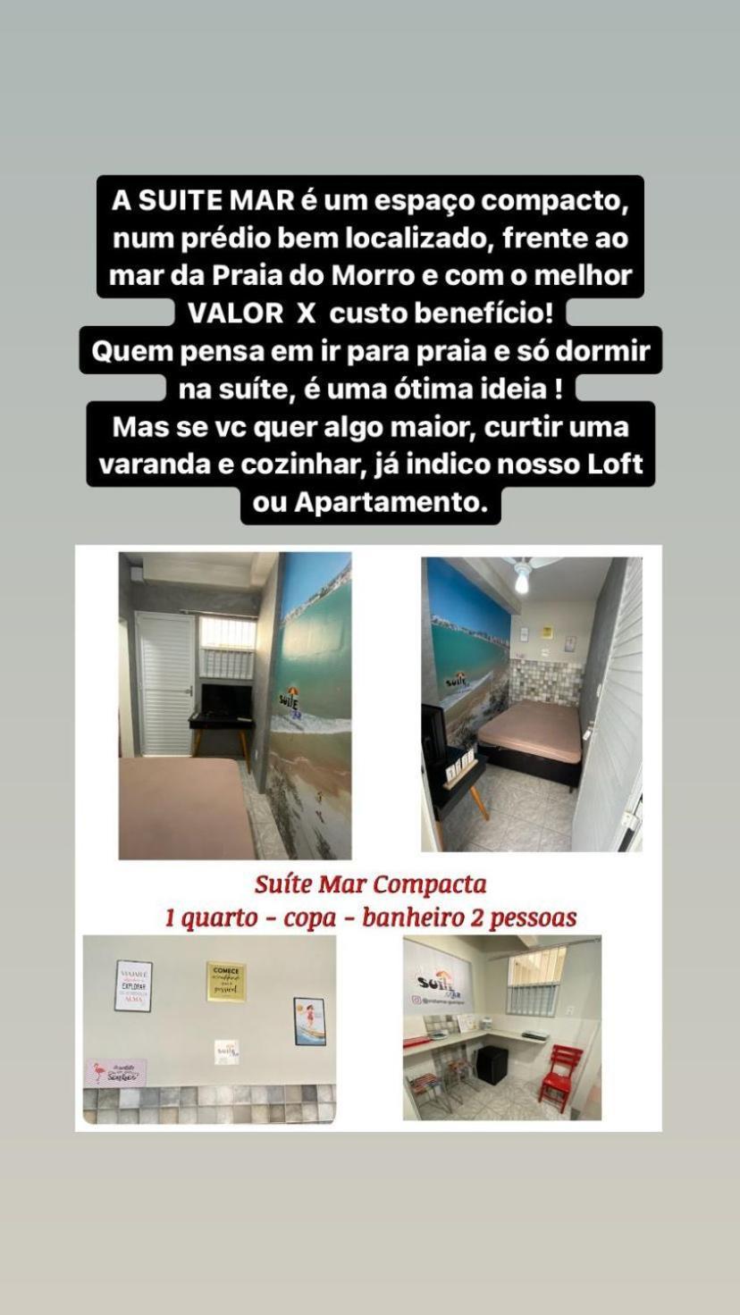 Suite Mar 210 - Economica E Compacta - Praia Do Morro - Predio Frente Mar Com Elevador, Atravessou A Avenida, Ja Esta Na Praia - Garagem - Internet Guarapari Exteriér fotografie