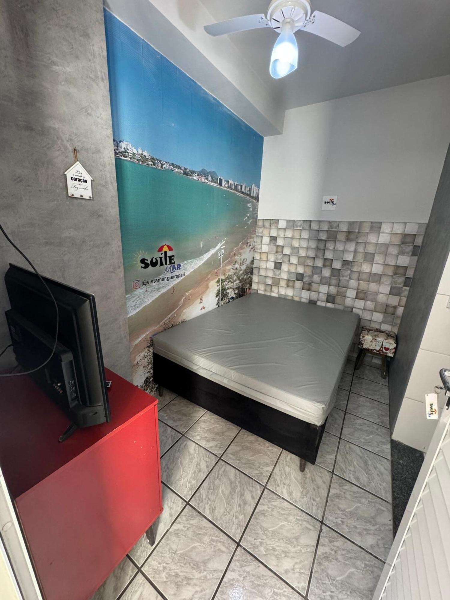 Suite Mar 210 - Economica E Compacta - Praia Do Morro - Predio Frente Mar Com Elevador, Atravessou A Avenida, Ja Esta Na Praia - Garagem - Internet Guarapari Exteriér fotografie